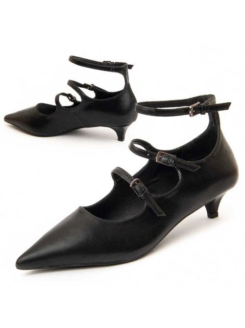 Scarpa Con Tacco Materiale Sintetico E Tessile Montevita - Kiabi