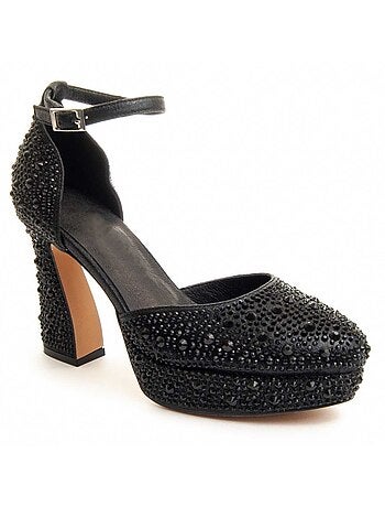 Scarpa Con Tacco Materiale Sintetico E Tessile Montevita