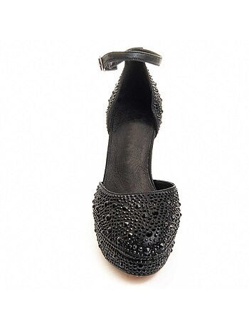 Scarpa Con Tacco Materiale Sintetico E Tessile Montevita