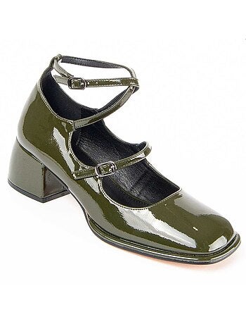 Scarpa Con Tacco Materiale Sintetico E Tessile Montevita
