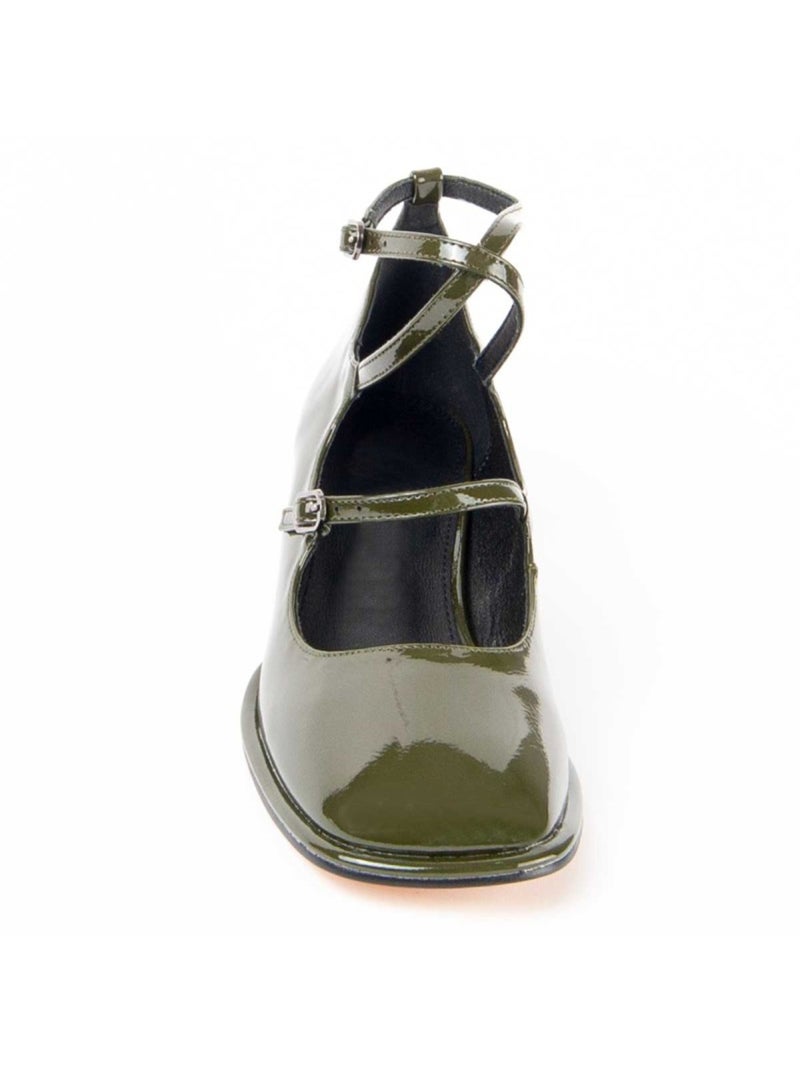 Scarpa Con Tacco Materiale Sintetico E Tessile Montevita Verde - Kiabi