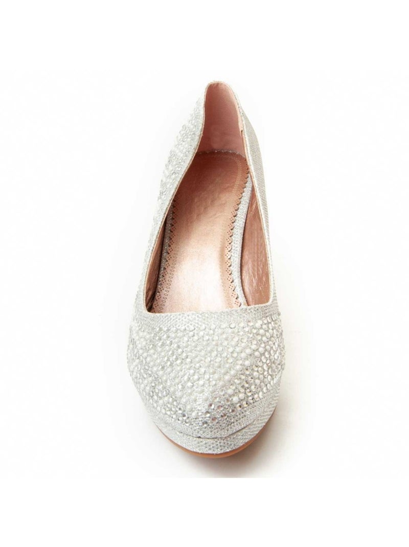 Scarpa Con Tacco Materiale Sintetico Montevita Argento - Kiabi