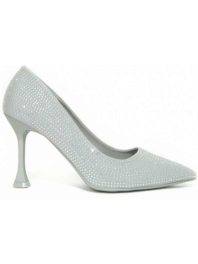 Scarpa Con Tacco Materiale Sintetico Montevita Argento - Kiabi