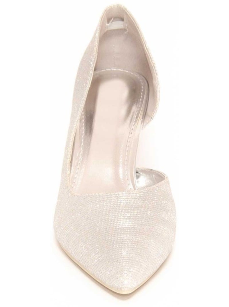 Scarpa Con Tacco Materiale Sintetico Montevita Argento - Kiabi