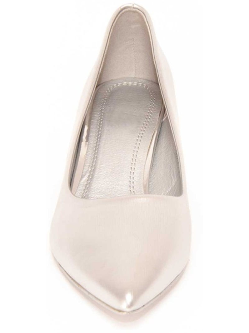 Scarpa Con Tacco Materiale Sintetico Montevita Argento - Kiabi