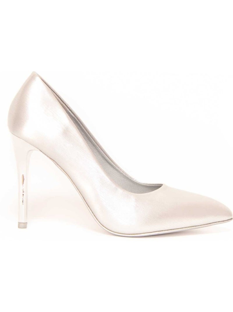 Scarpa Con Tacco Materiale Sintetico Montevita Argento - Kiabi
