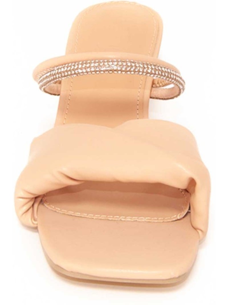 Scarpa Con Tacco Materiale Sintetico Montevita Beige - Kiabi