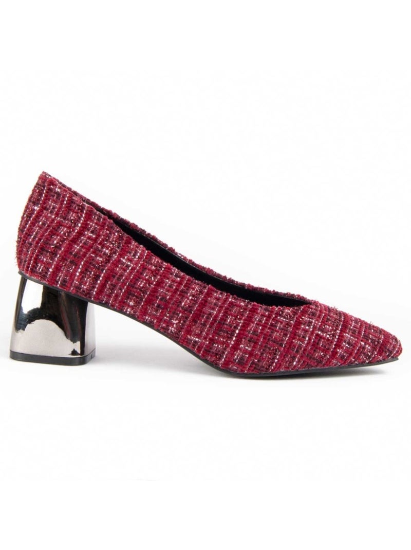 Scarpa Con Tacco Materiale Sintetico Montevita Blu - Kiabi