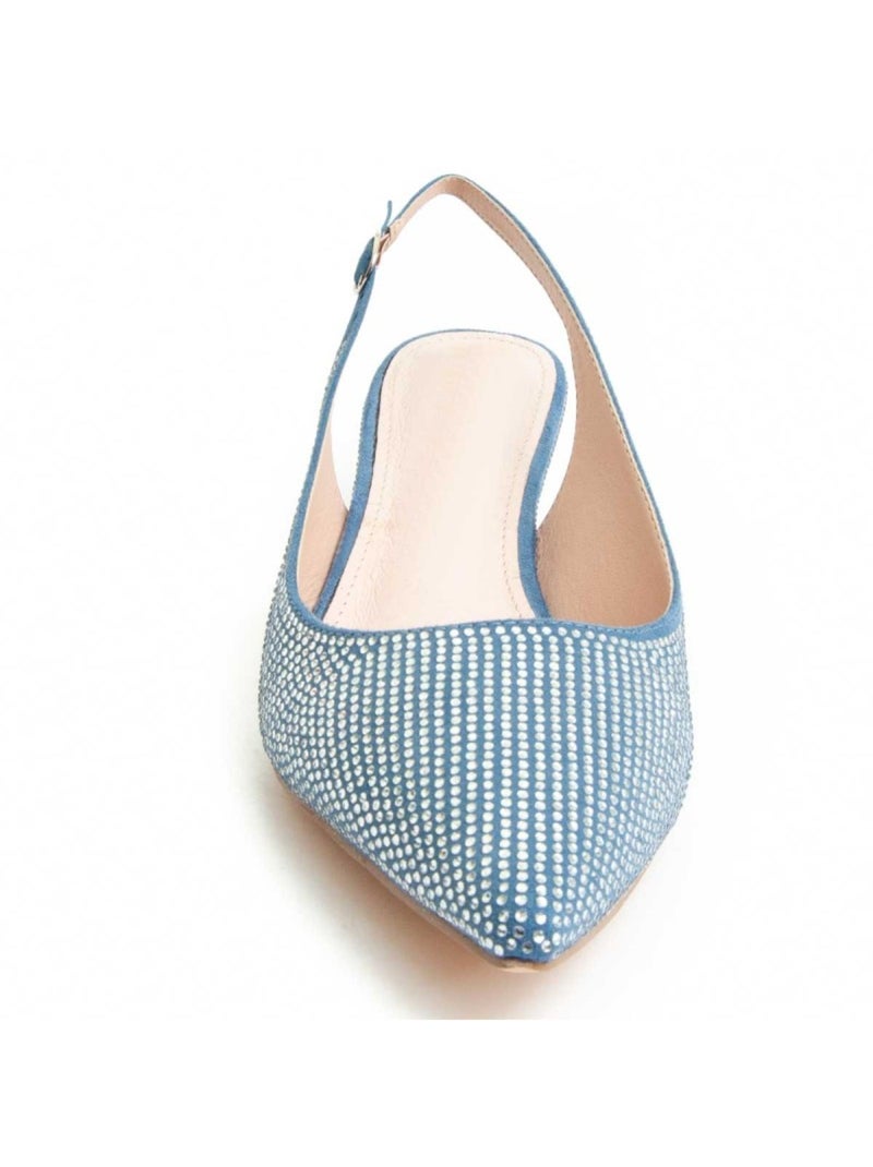 Scarpa Con Tacco Materiale Sintetico Montevita Blu - Kiabi