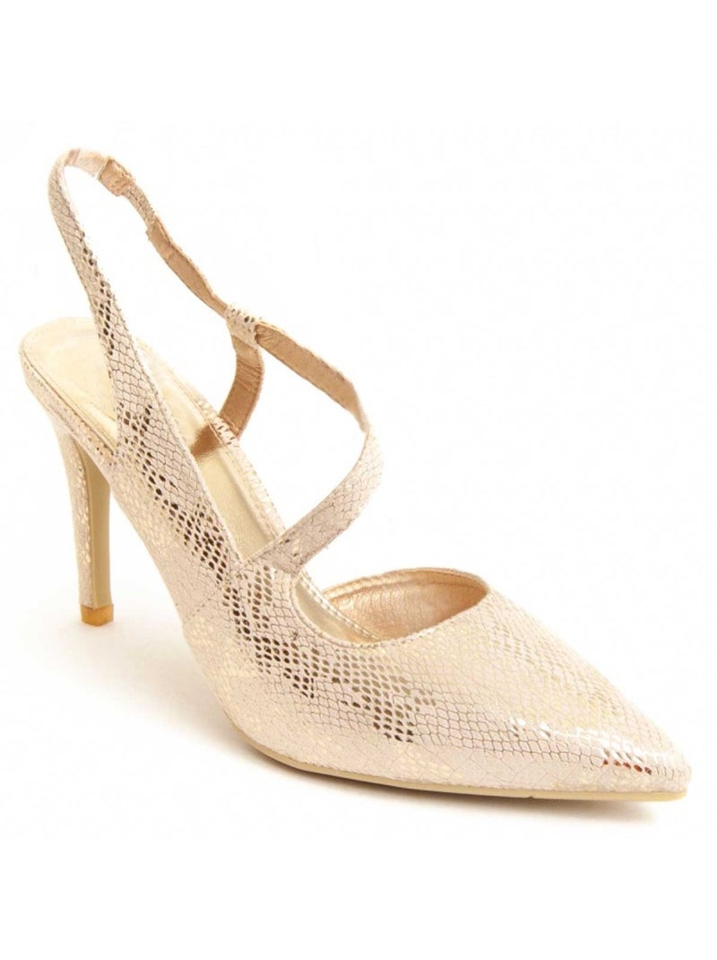 Scarpa Con Tacco Materiale Sintetico Montevita Dorato/Oro - Kiabi