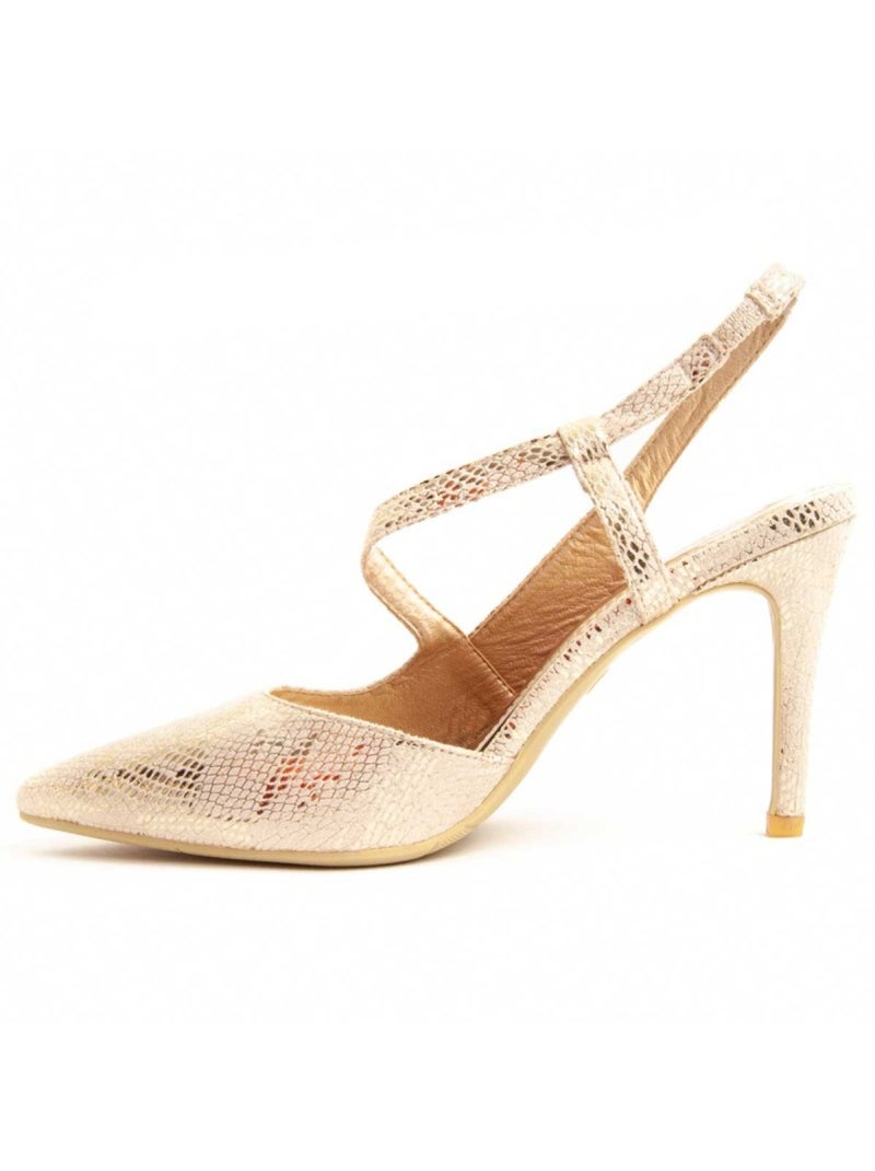 Scarpa Con Tacco Materiale Sintetico Montevita Dorato/Oro - Kiabi
