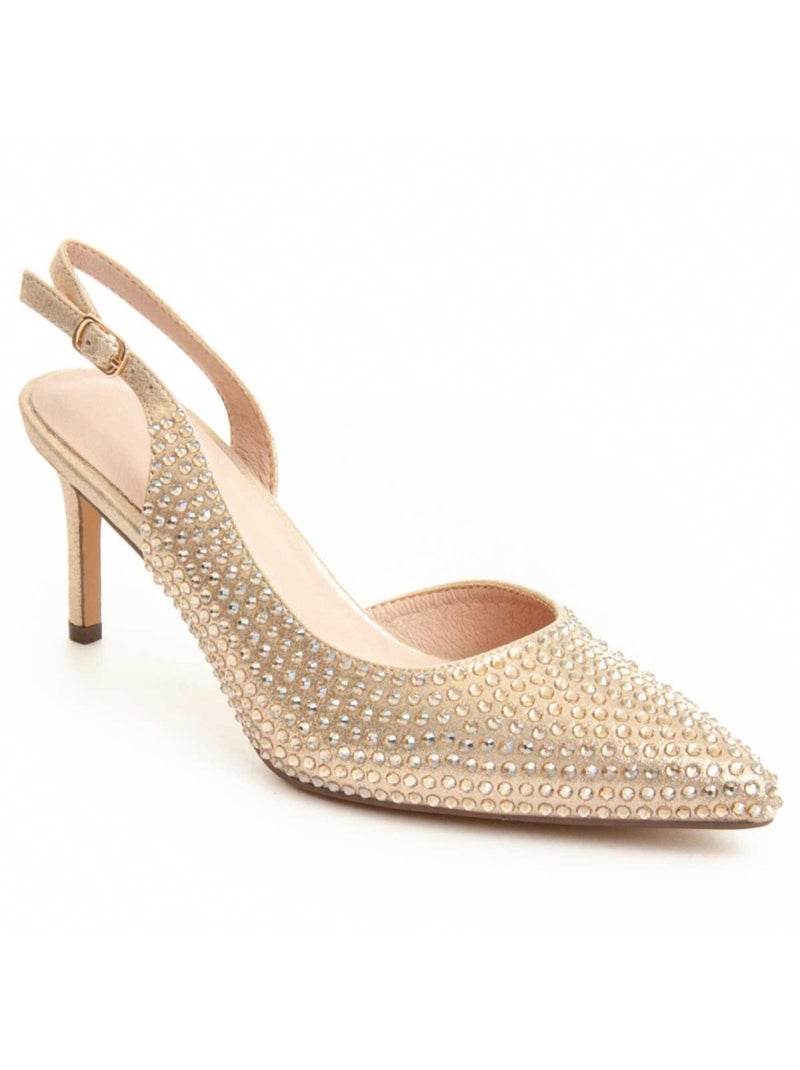 Scarpa Con Tacco Materiale Sintetico Montevita Dorato/Oro - Kiabi