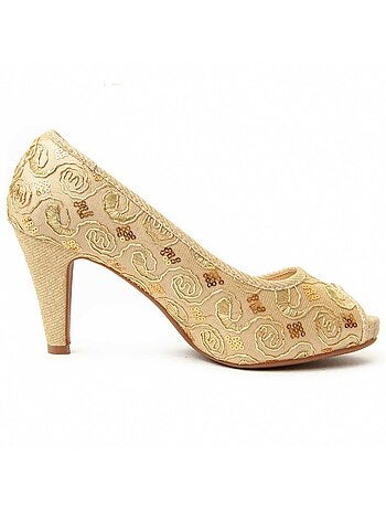 Scarpa Con Tacco Materiale Sintetico Montevita