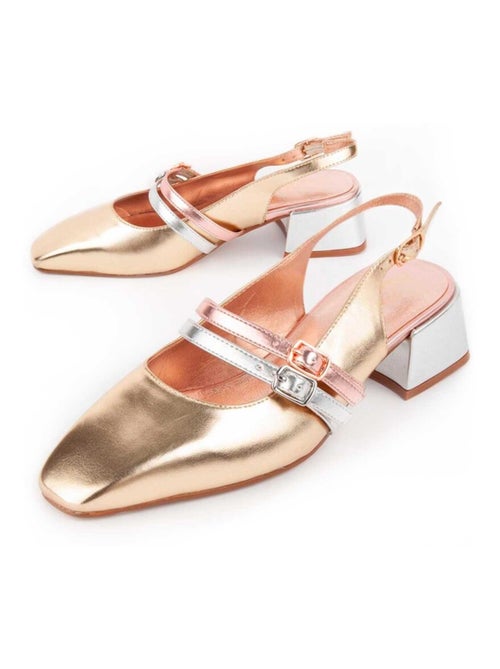 Scarpa Con Tacco Materiale Sintetico Montevita - Kiabi