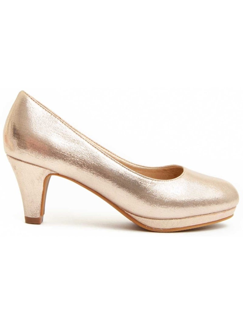 Scarpa Con Tacco Materiale Sintetico Montevita Dorato/Oro - Kiabi