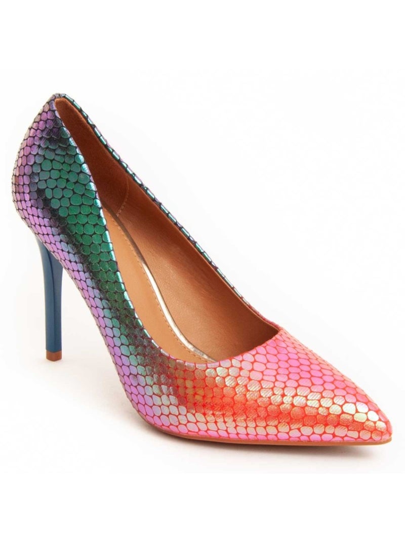 Scarpa Con Tacco Materiale Sintetico Montevita Multicolore - Kiabi