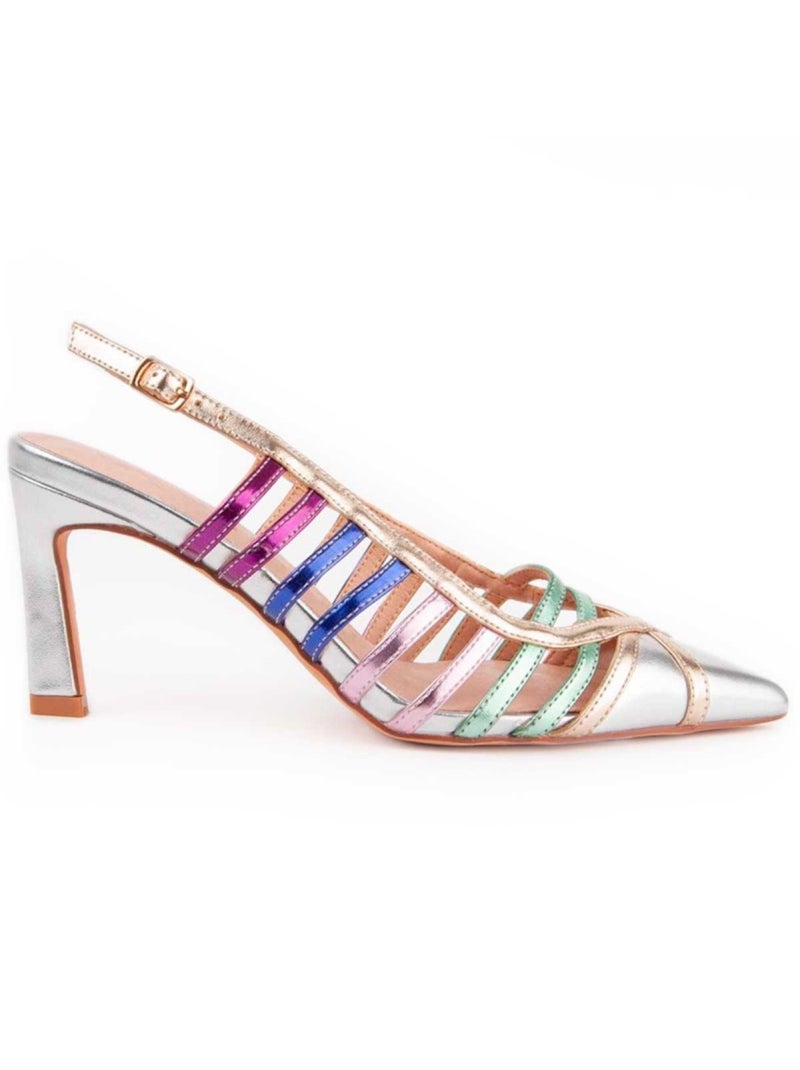 Scarpa Con Tacco Materiale Sintetico Montevita Multicolore - Kiabi