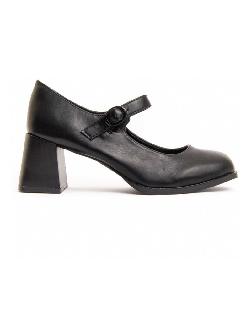 Scarpa Con Tacco Materiale Sintetico Montevita Nero - Kiabi
