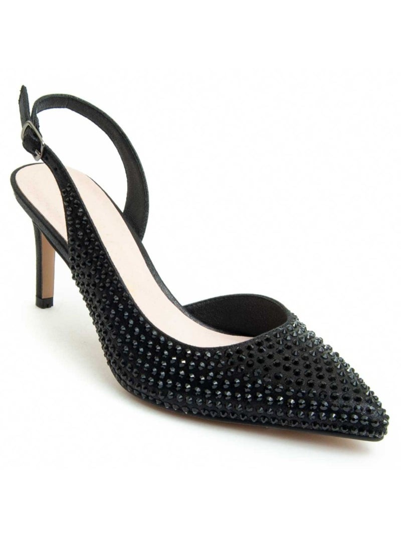 Scarpa Con Tacco Materiale Sintetico Montevita Nero - Kiabi