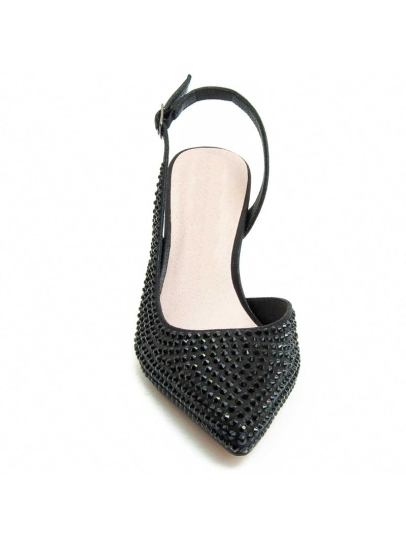 Scarpa Con Tacco Materiale Sintetico Montevita Nero - Kiabi