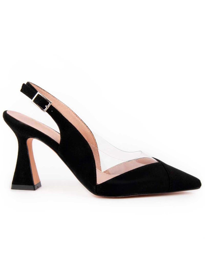 Scarpa Con Tacco Materiale Sintetico Montevita Nero - Kiabi