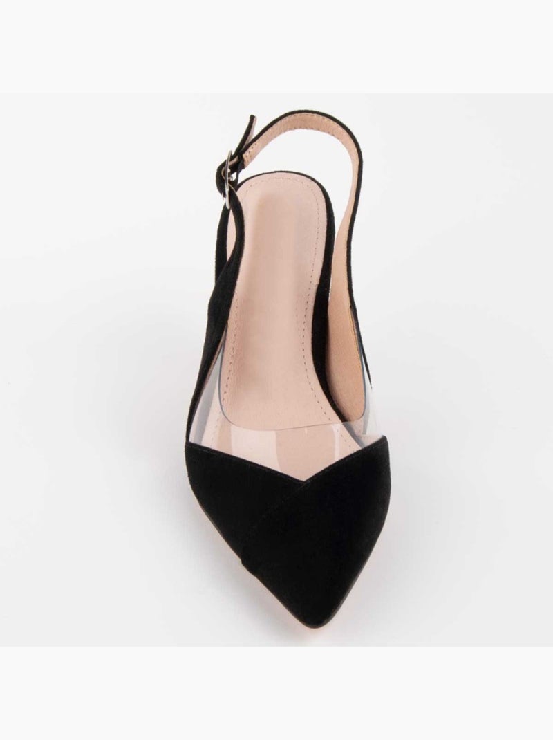 Scarpa Con Tacco Materiale Sintetico Montevita Nero - Kiabi