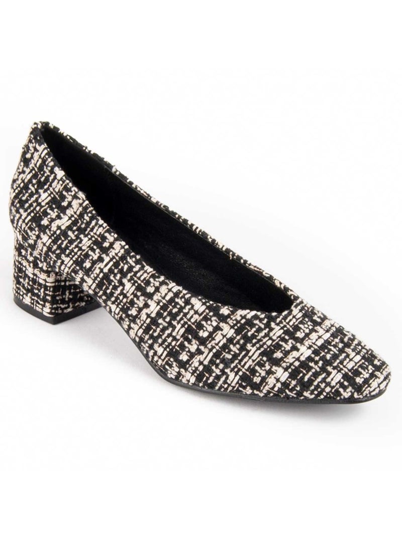 Scarpa Con Tacco Materiale Sintetico Montevita Nero - Kiabi