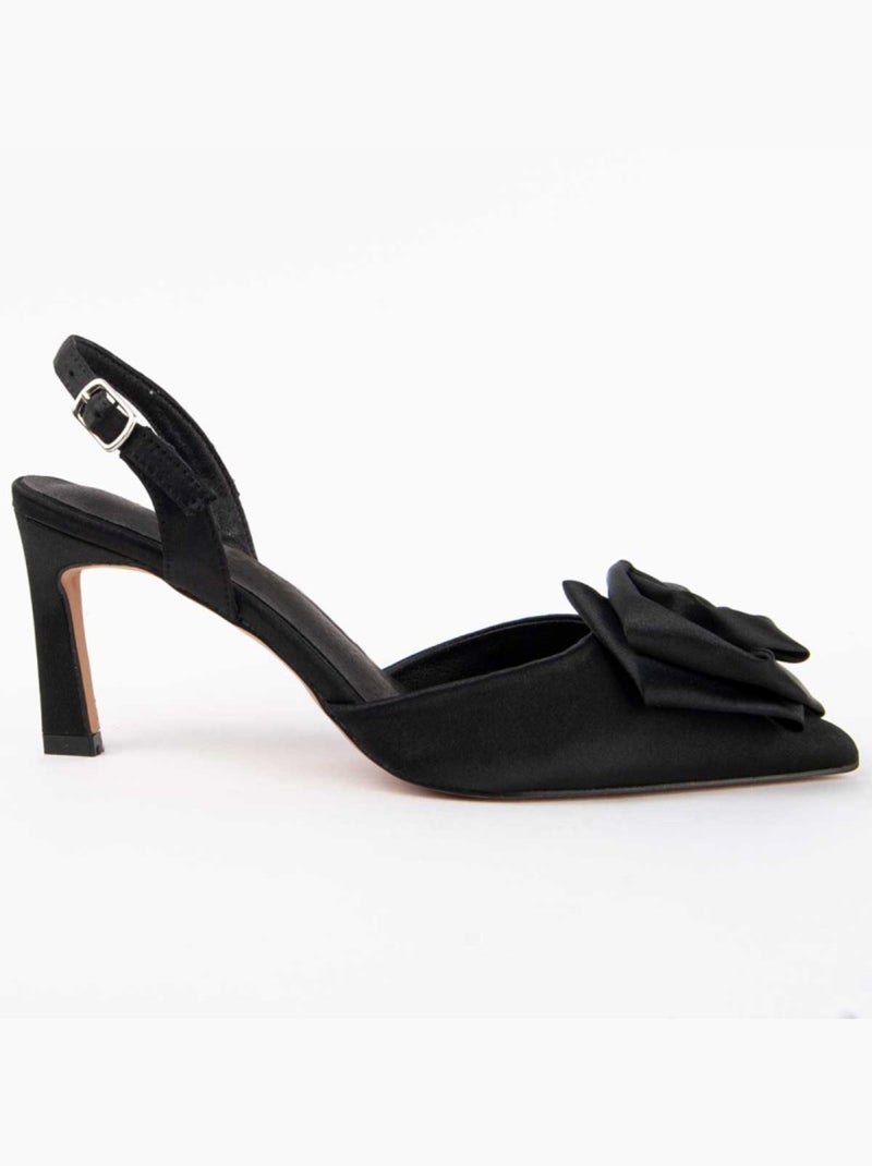 Scarpa Con Tacco Materiale Sintetico Montevita Nero - Kiabi