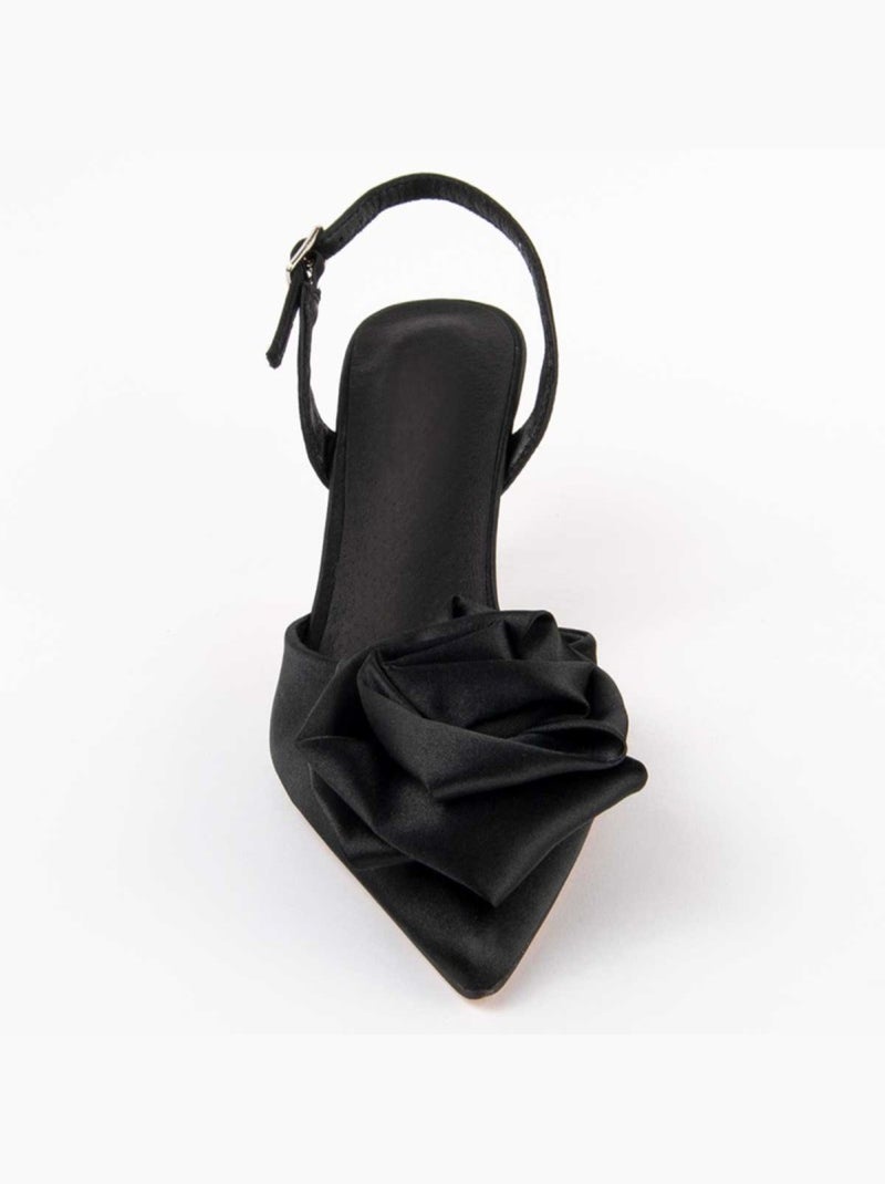 Scarpa Con Tacco Materiale Sintetico Montevita Nero - Kiabi