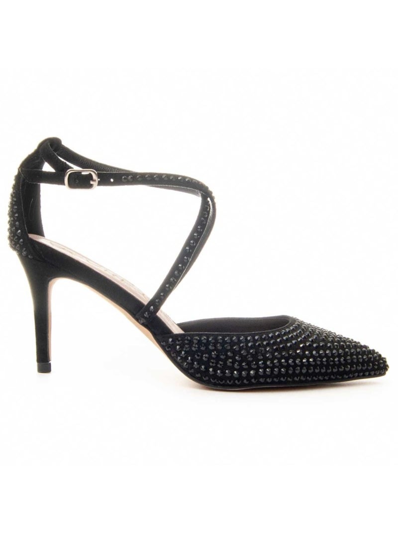 Scarpa Con Tacco Materiale Sintetico Montevita Nero - Kiabi