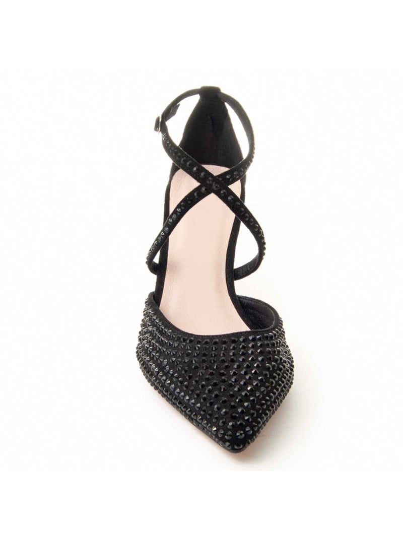 Scarpa Con Tacco Materiale Sintetico Montevita Nero - Kiabi