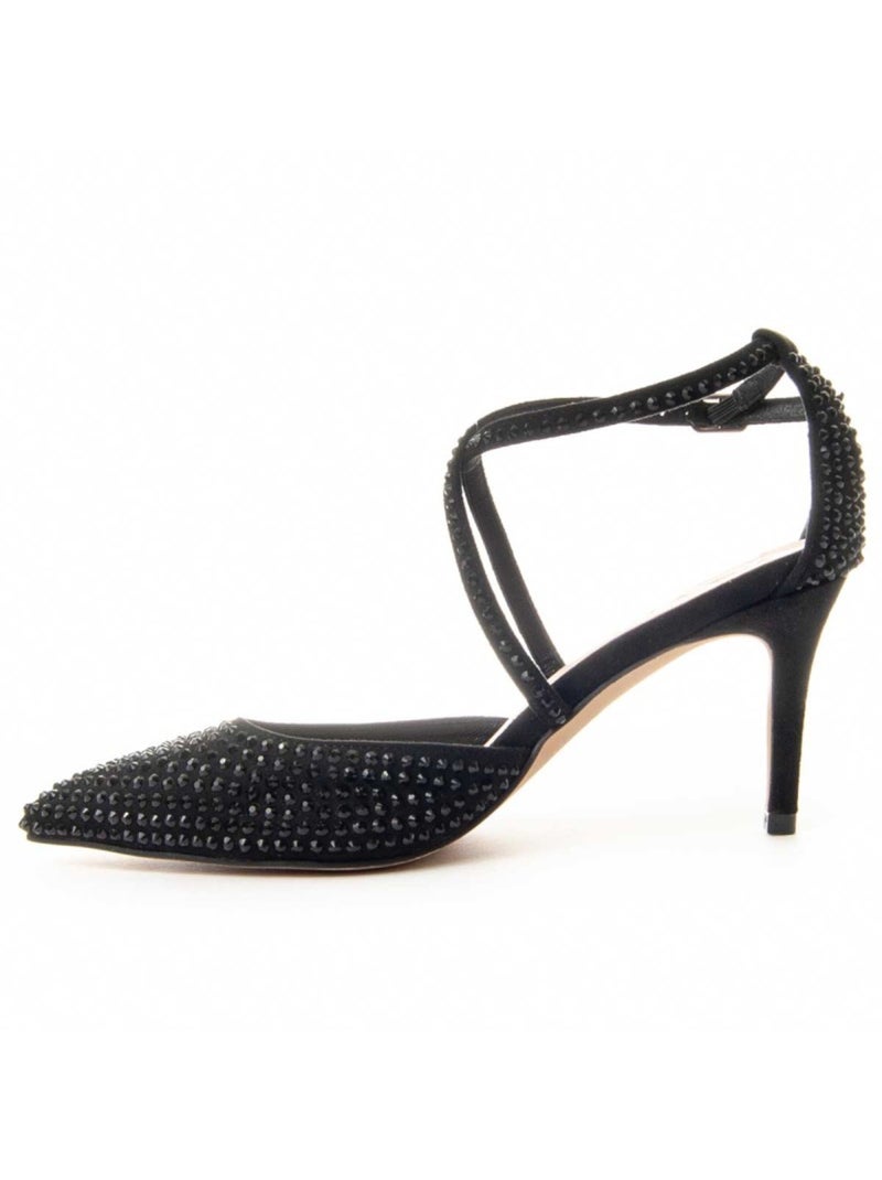 Scarpa Con Tacco Materiale Sintetico Montevita Nero - Kiabi