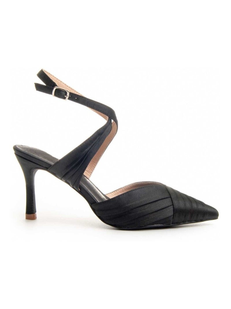 Scarpa Con Tacco Materiale Sintetico Montevita Nero - Kiabi
