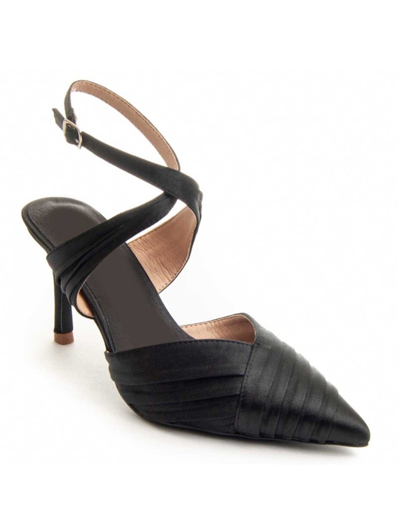Scarpa Con Tacco Materiale Sintetico Montevita Nero - Kiabi