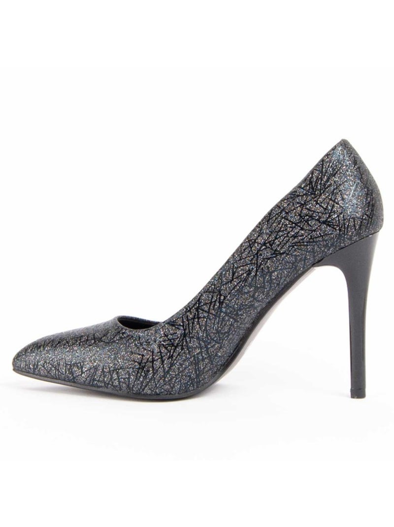 Scarpa Con Tacco Materiale Sintetico Montevita Nero - Kiabi