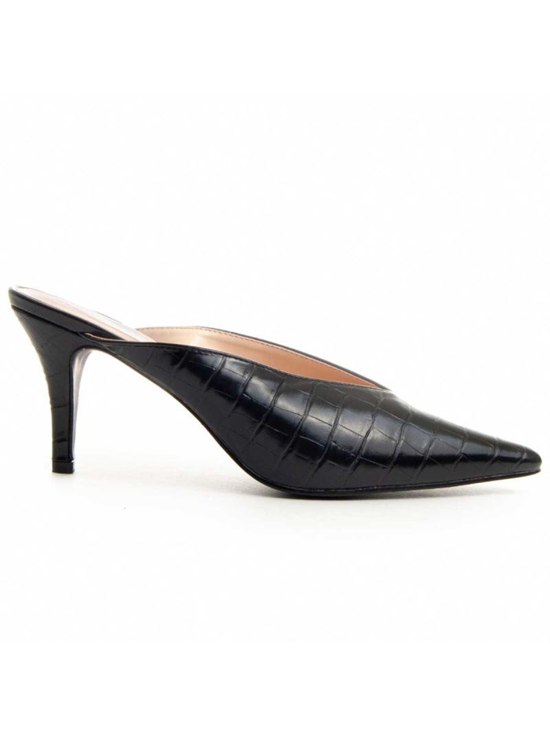 Scarpa Con Tacco Materiale Sintetico Montevita Nero - Kiabi