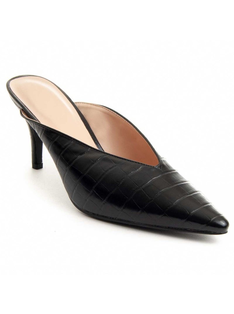 Scarpa Con Tacco Materiale Sintetico Montevita Nero - Kiabi