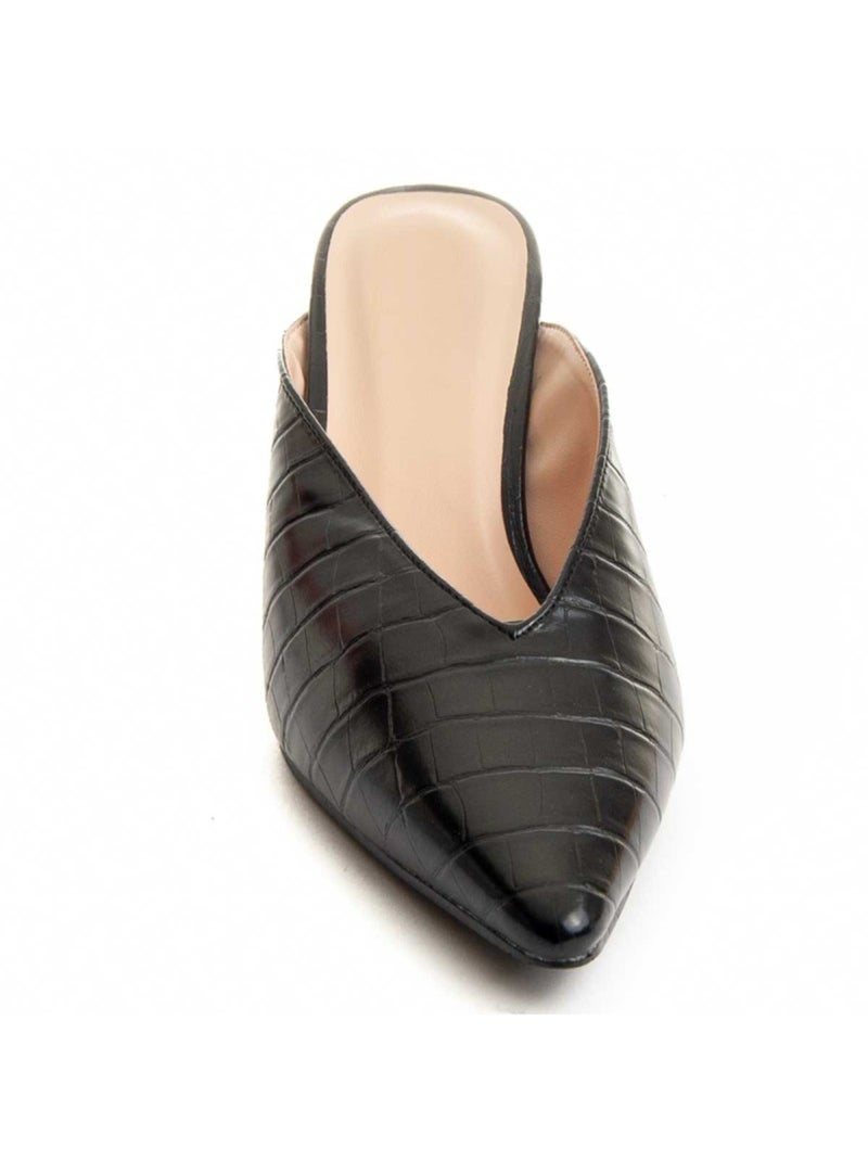 Scarpa Con Tacco Materiale Sintetico Montevita Nero - Kiabi