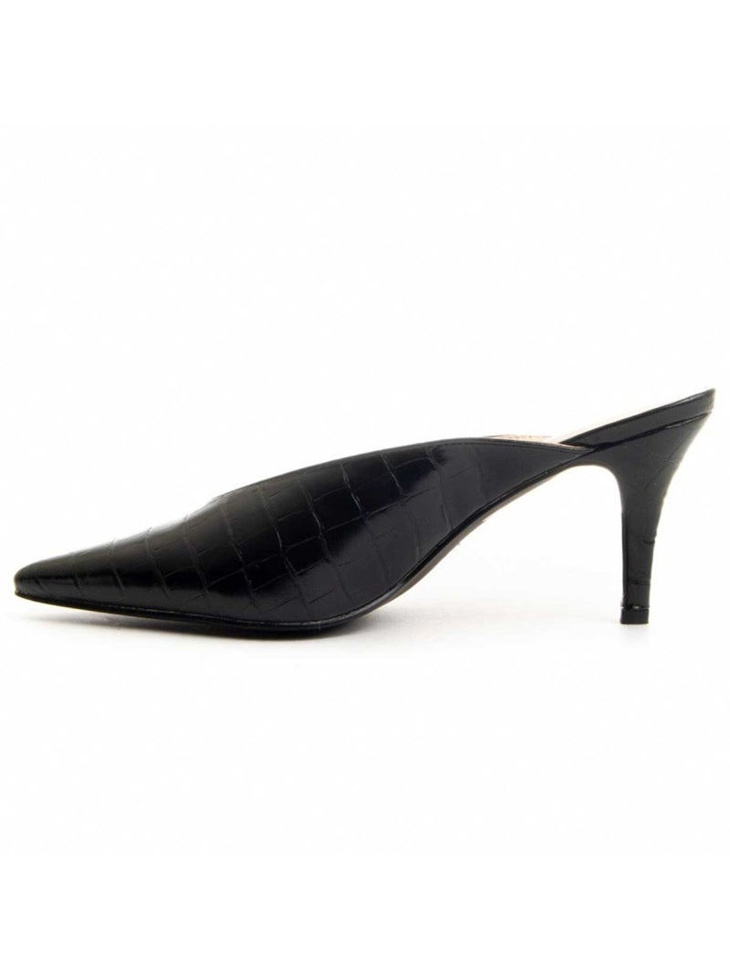 Scarpa Con Tacco Materiale Sintetico Montevita Nero - Kiabi