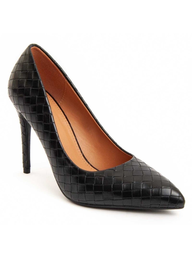 Scarpa Con Tacco Materiale Sintetico Montevita Nero - Kiabi