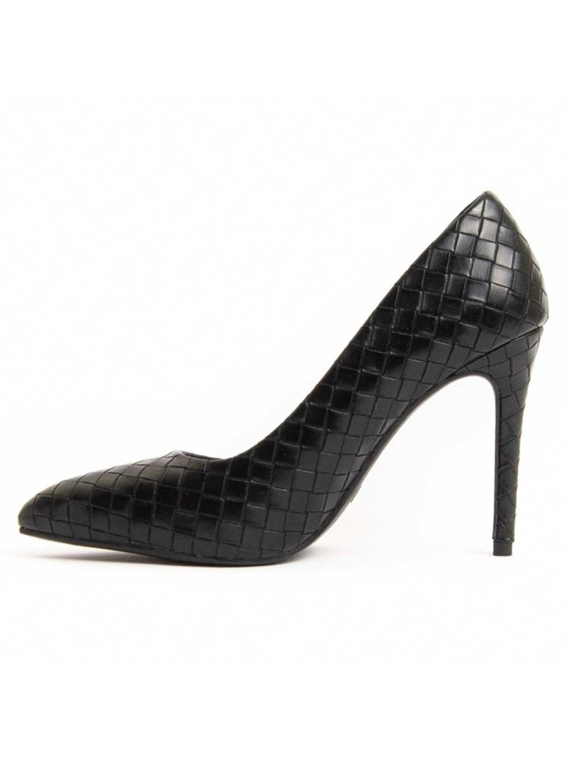 Scarpa Con Tacco Materiale Sintetico Montevita Nero - Kiabi