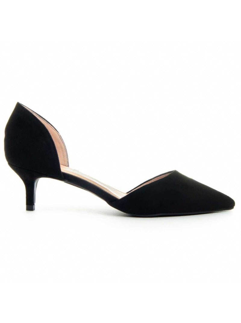 Scarpa Con Tacco Materiale Sintetico Montevita Nero - Kiabi