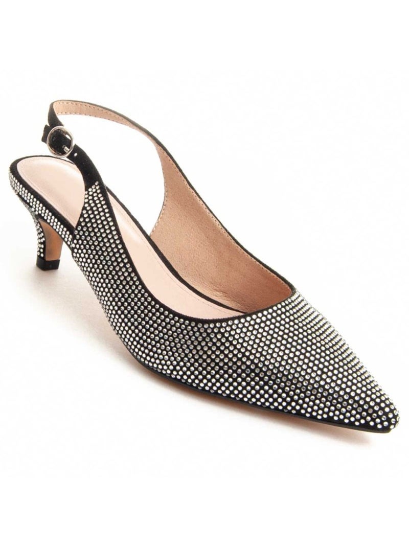 Scarpa Con Tacco Materiale Sintetico Montevita Nero - Kiabi