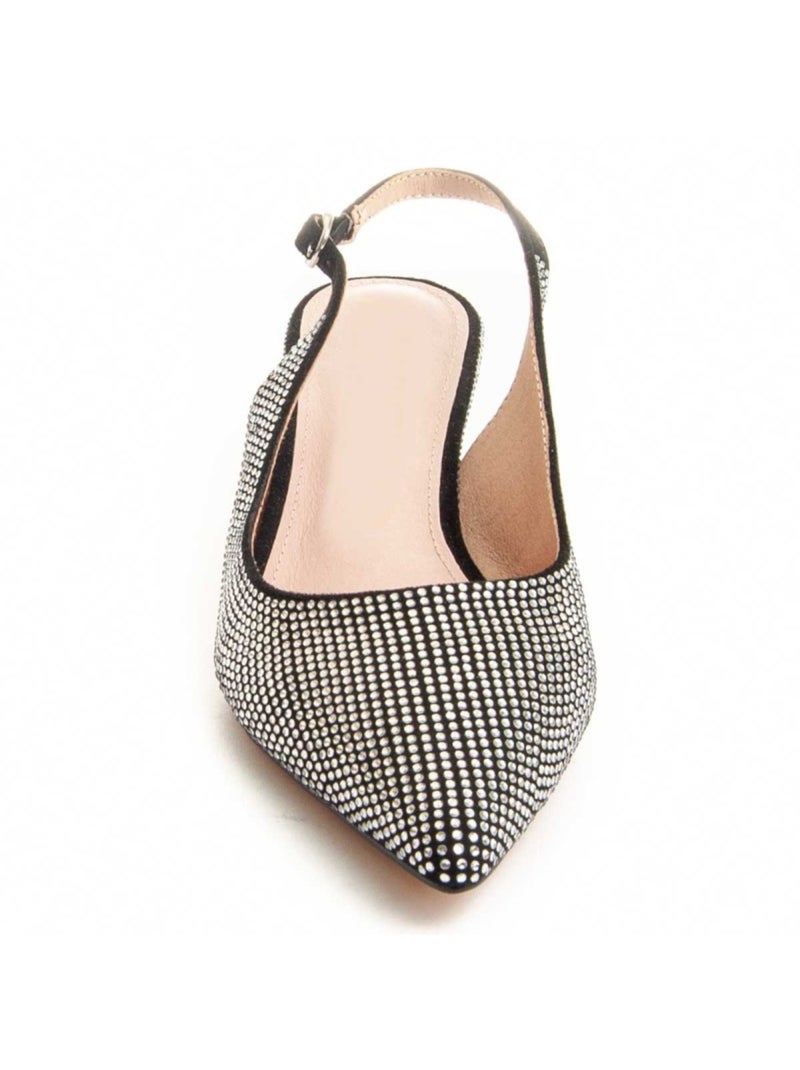 Scarpa Con Tacco Materiale Sintetico Montevita Nero - Kiabi