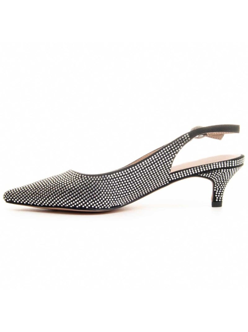 Scarpa Con Tacco Materiale Sintetico Montevita Nero - Kiabi