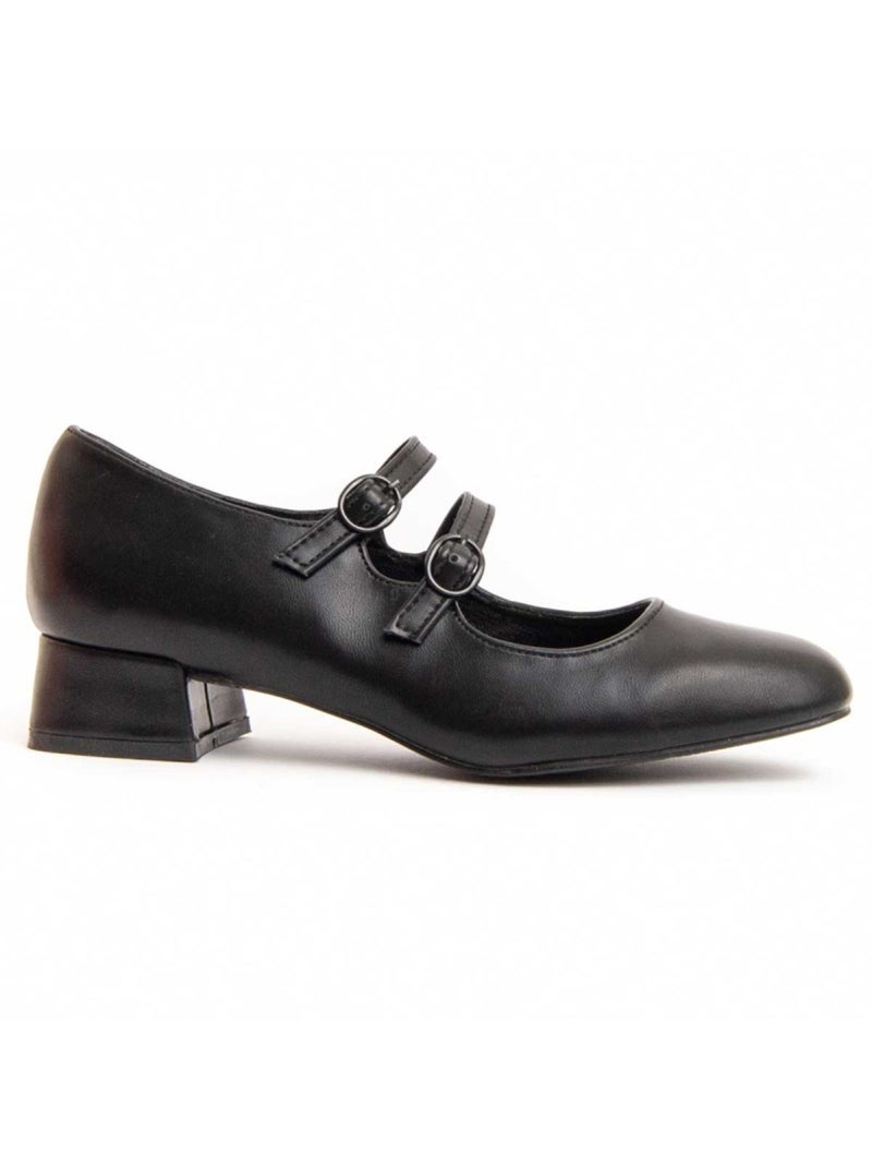 Scarpa Con Tacco Materiale Sintetico Montevita Nero - Kiabi