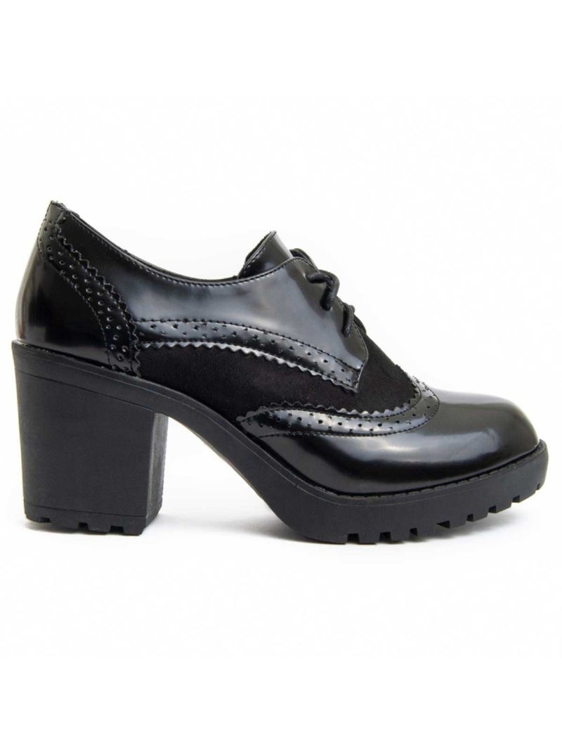 Scarpa Con Tacco Materiale Sintetico Montevita Nero - Kiabi