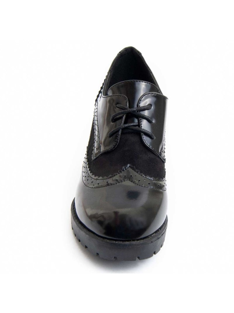 Scarpa Con Tacco Materiale Sintetico Montevita Nero - Kiabi