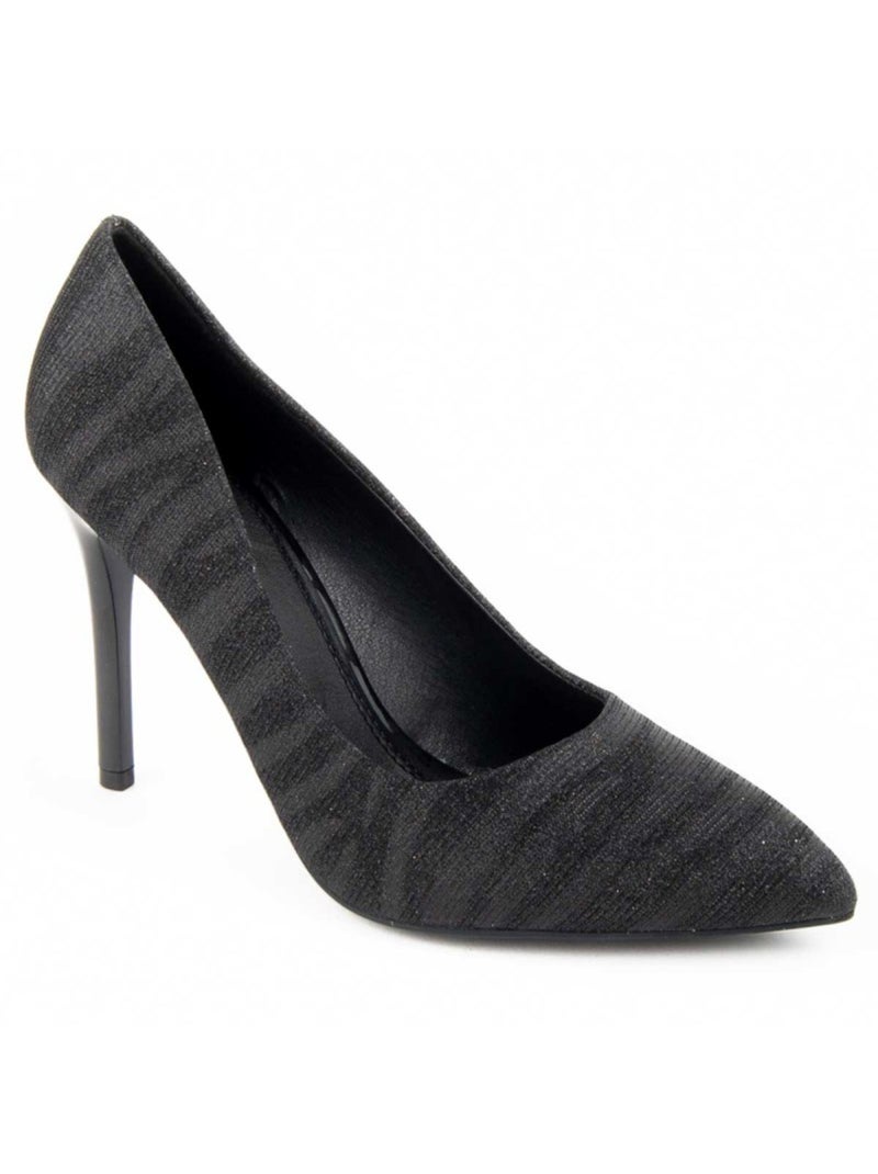 Scarpa Con Tacco Materiale Sintetico Montevita Nero - Kiabi