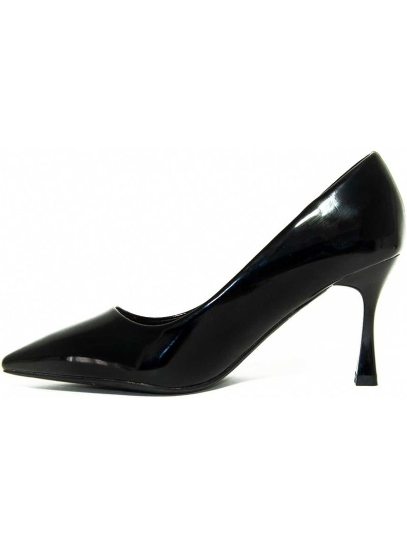 Scarpa Con Tacco Materiale Sintetico Montevita Nero - Kiabi